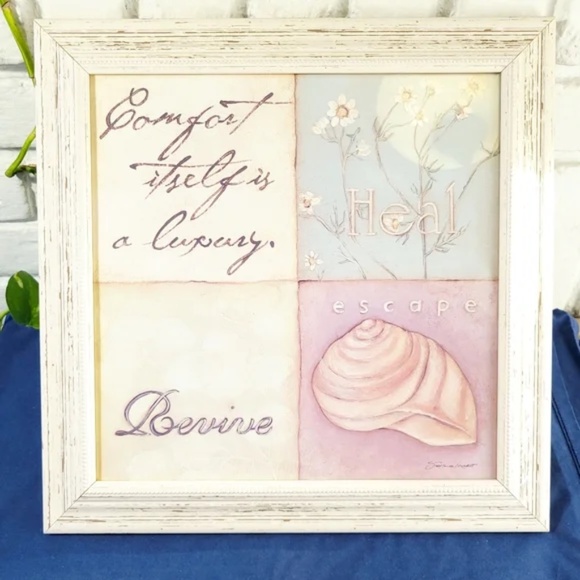 Soft Relaxing Coastal Wall Art Panel - Picture 1 of 5